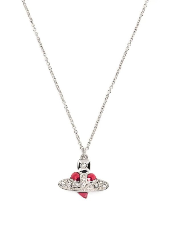 New Diamante Heart pendant necklace