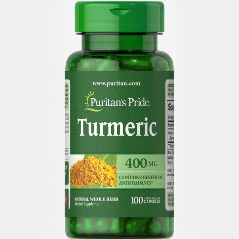 Turmeric 400 mg 100 Capsules | Puritan's Pride