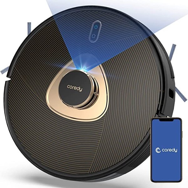 L900 Robot Vacuum, Robotic Vacuum Cleaner and Mop with LIDAR Navigation, Precision AI Mapping and Intelligent Mopping, 2700Pa Suction Z-zag Routing, Carpets Boost, No-go Zones, Wi-Fi Connected