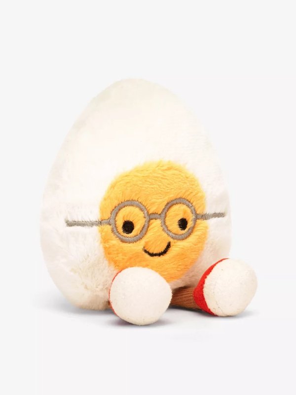Amuseable Boiled Egg Geek soft toy 14cm
