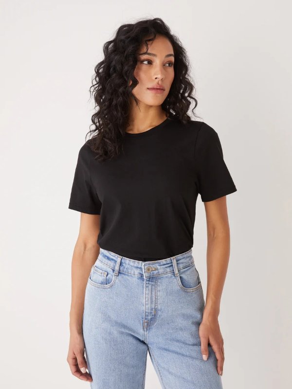 The Organic Cotton Essential T-Shirt in Black