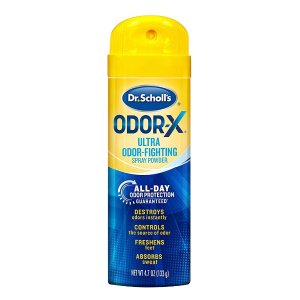 Dr. Scholl's需点击30%优惠券Dr. Scholl’s Odor-X 除臭止汗喷雾 4.7oz