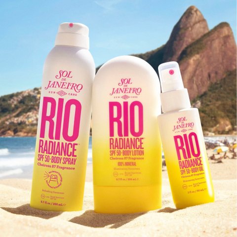 From $36New Release: Sol de Janeiro Rio Radiance SPF 50 Body Spray
