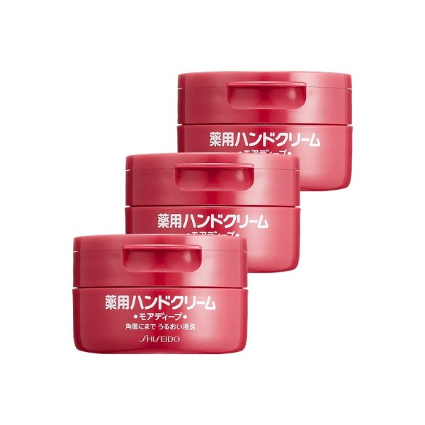 【3罐特惠装】日本SHISEIDO资生堂 药用尿素水润护手霜 100g*3 | 亚米
