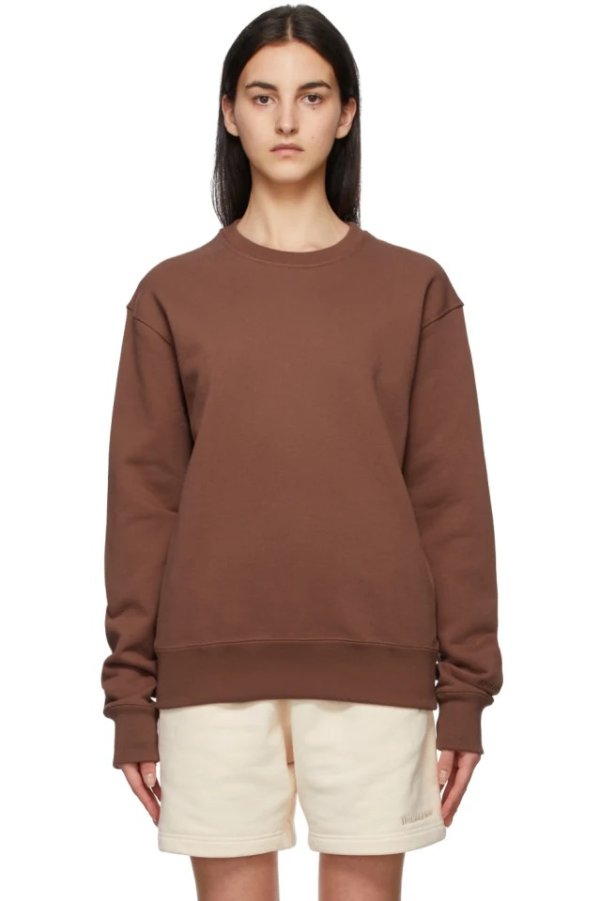 Brown Pharrell Williams Edition Basics Sweatshirt