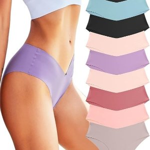 ROSYCORAL Women’s Seamless Pantie 9 pack