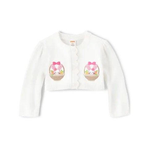 GymboreeBaby Girls Long Sleeve Embroidered Bunny Cardigan - Spring Celebrations | Gymboree - SIMPLYWHT