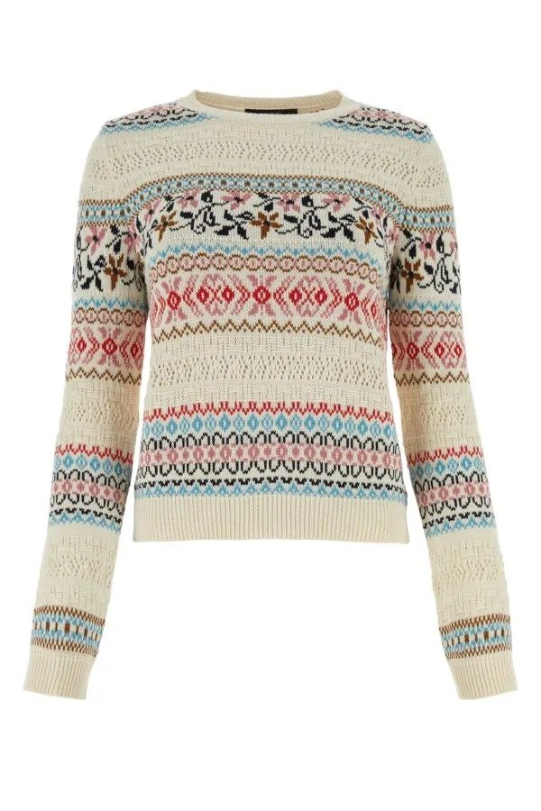 Multicolor cotton Pirania sweater
