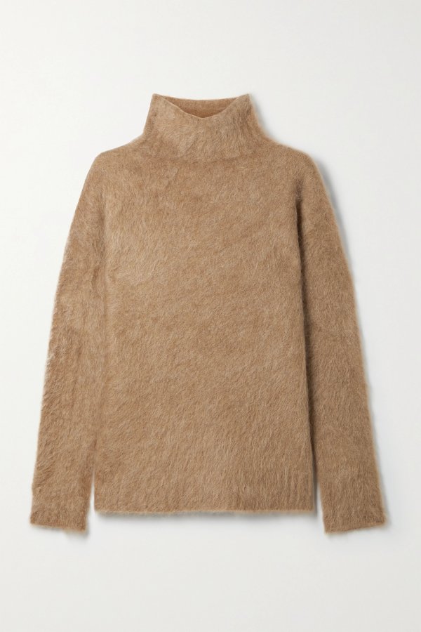 Alca brushed knitted turtleneck sweater