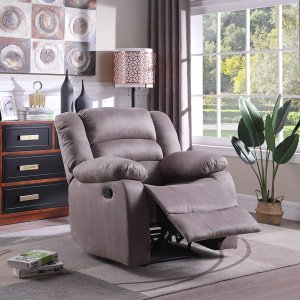 NHI Express 72008-91GY Addison Microfiber Recliner