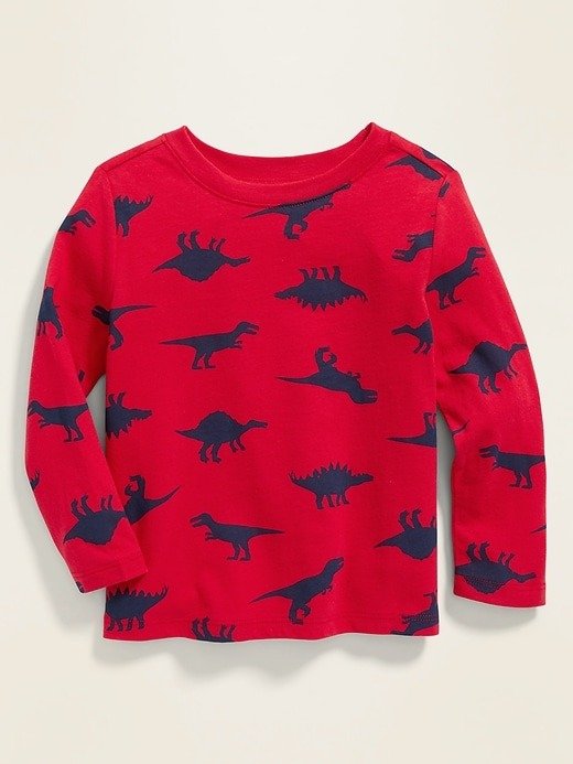 Printed Crew-Neck Tee for Toddler Boys