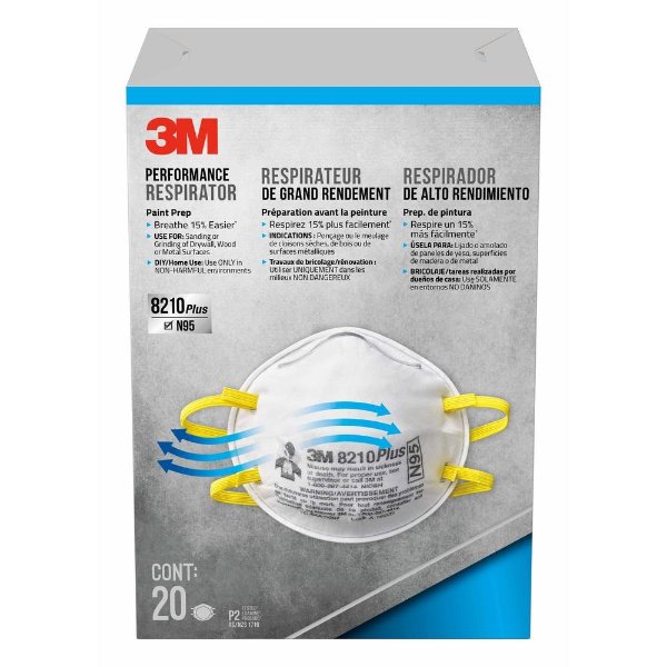N95 Particulate Performance Disposable Paint Prep Respirator (20-Pack)