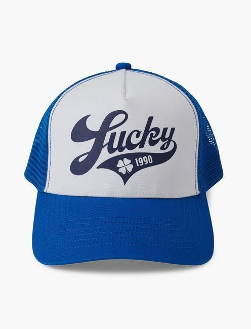 LUCKY BRANDED TRUCKER HAT