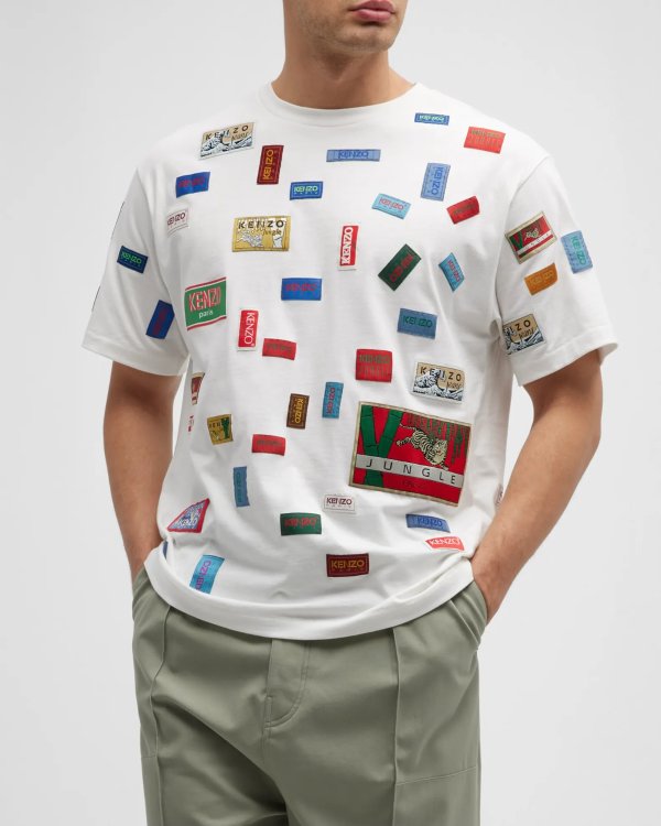 Men's Archive Labels Oversized T-Shirt