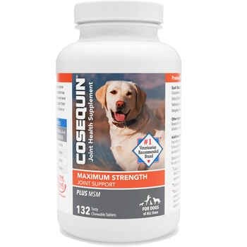 Cosequin Maximum Strength Joint Health Supplement for Dogs - With Glucosamine, Chondroitin, and MSM