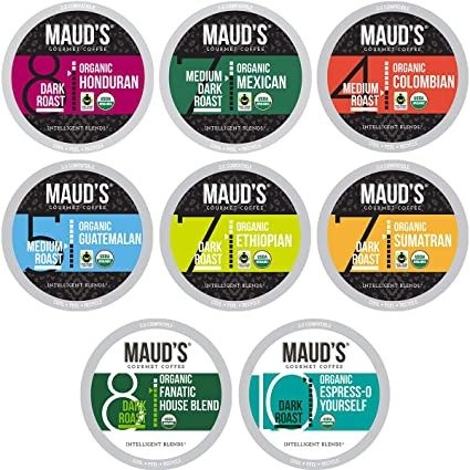 Maud's Organic Coffee Variety Pack, 56ct. 