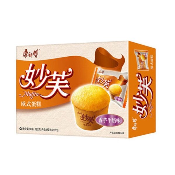 MASTER KONG Muffin Taro Milk Flavor 192g