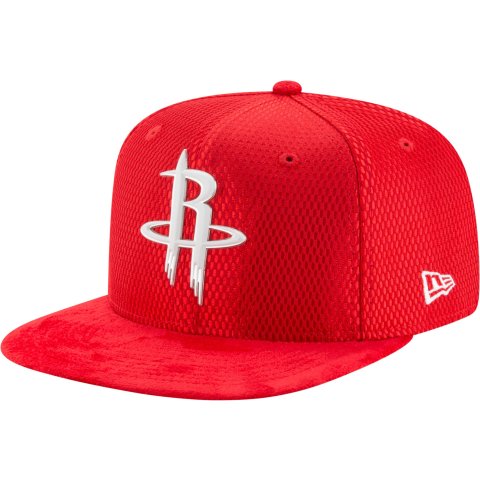 New Era Men's Houston Rockets On-Court 9Fifty Adjustable Snapback Hat....