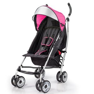Summer Infant 3Dlite Convenience Stroller, Hibiscus Pink