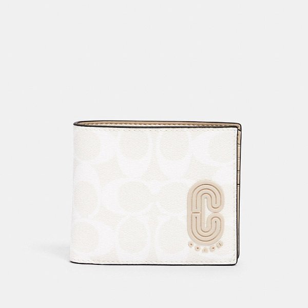 3-In-1 Wallet in Signature Canvas With Coach Patch