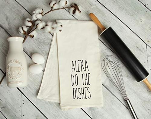 Alexa, Do the Dishes Kitchen Tea Towel