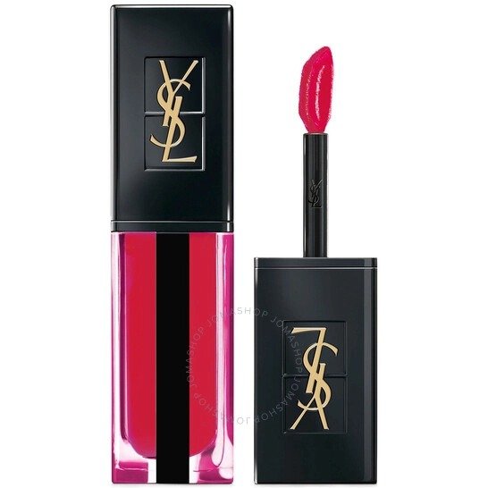 YSL Water Stain Lip Stain, Color 602 Vague de Rouge (Fresh Strawberry Red)