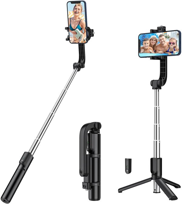 Yoozon 自拍杆+蓝牙操控+手机、相机三脚架