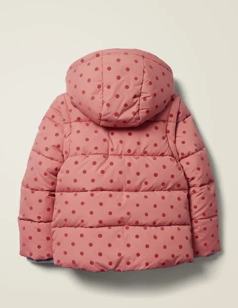 儿童厚实2合1保暖外套，袖子可脱卸