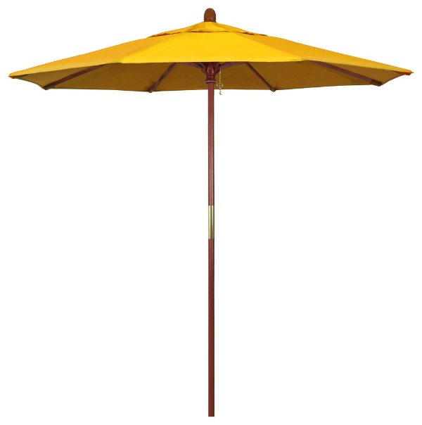 7.5' Wood Umbrella - Contemporary - Outdoor Umbrellas - by California Umbrella