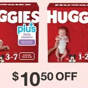 Costco Huggies Plus Diapers Online Only Sale