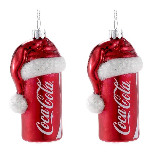 圣诞挂饰 可乐罐两只
