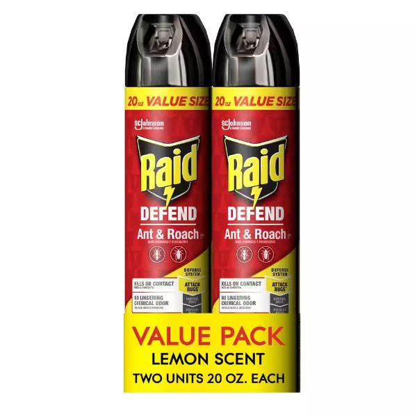 20 oz. Defend Ant and Roach Insect Killer Lemon Twin Pack