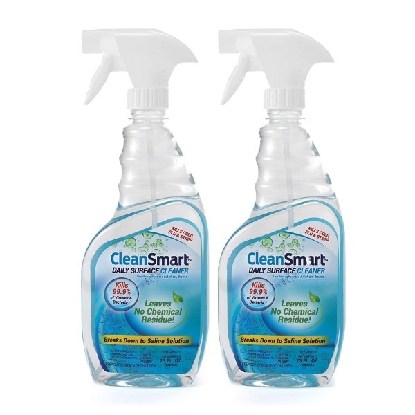 CleanSmart Daily Surface Cleaner for the Home, 23oz Spray, Pack of 2