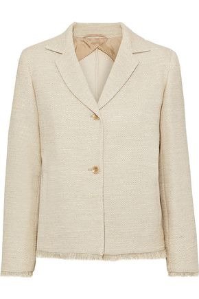 Viadana frayed cotton-blend tweed blazer