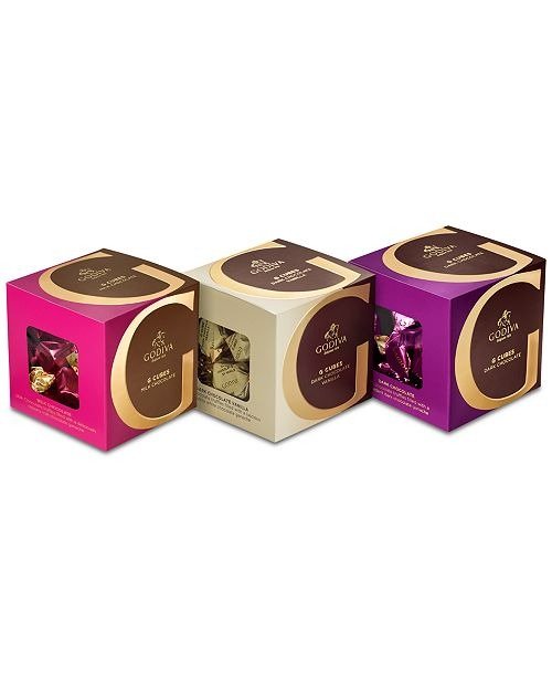 G Cube方形巧克力 3款口味装