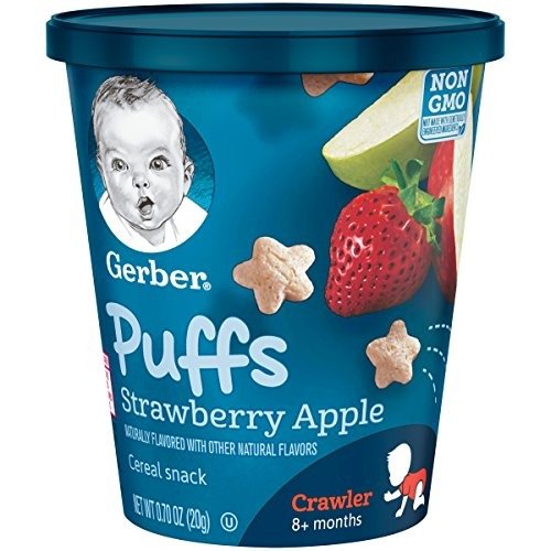 Puffs Snack Cup 16 Piece Variety Pack, Strawberry Apple/Banana