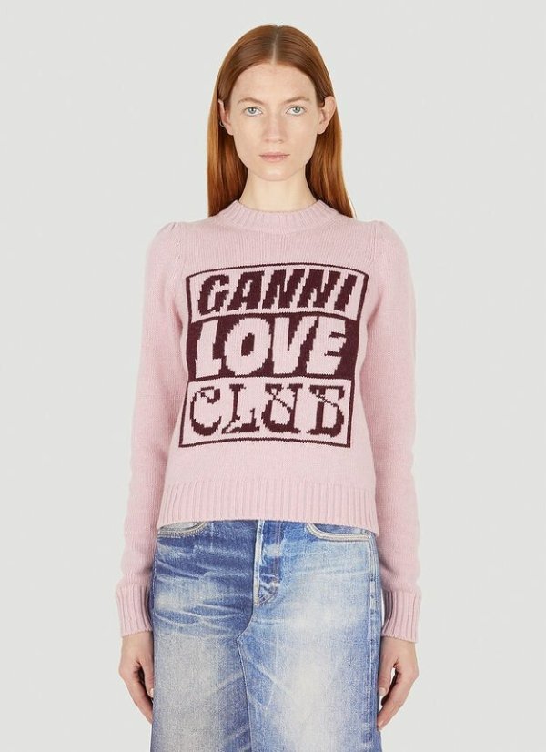 Love Club Sweater in Pink
