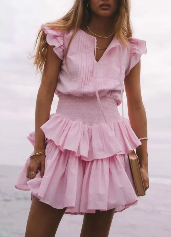 Amore Dress Fairy Floss in Pink