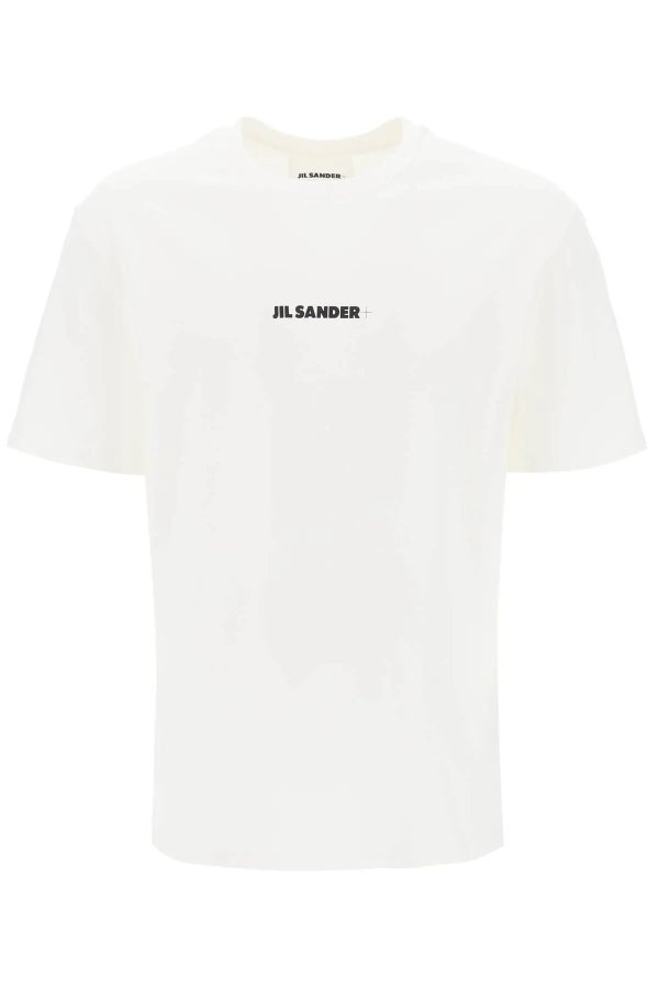 Compact jersey logo T-shirt Jil Sander