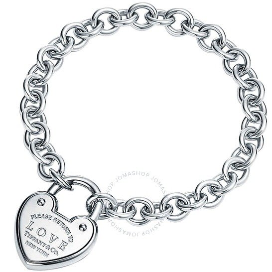Tiffany Heart-shaped Lock Tag Bracelet