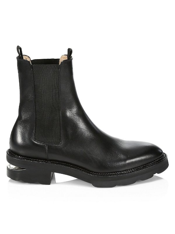 Andy Cut-Out Leather Chelsea Boots