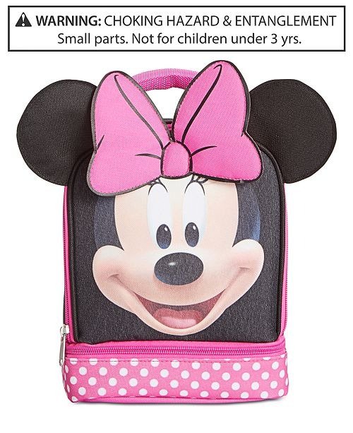 Disney's® Little & Big Girls Double-Compartment Lunch Bag