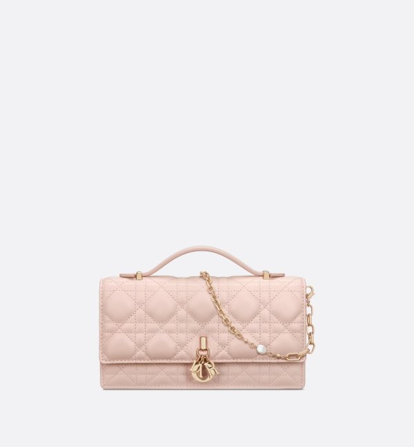 Miss Dior Mini Bag Powder Pink Cannage Lambskin
