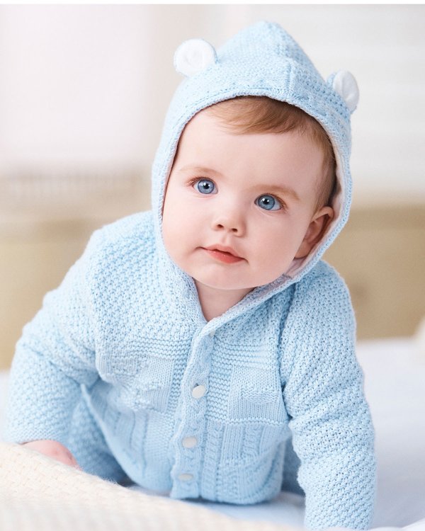 婴儿熊宝宝针织开衫