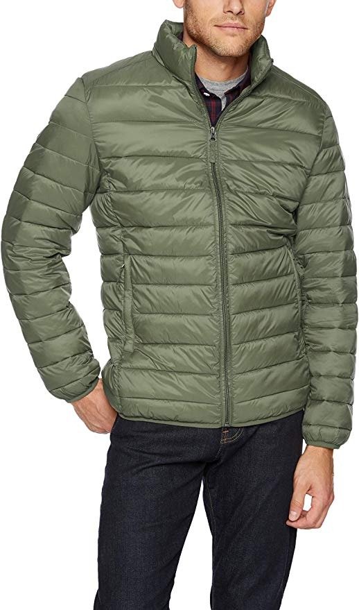 Men's Lightweight Water-Resistant Packable Puffer Jacket