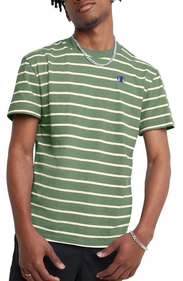 Classic Stripe Slub T-Shirt
