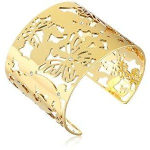 kate spade new york "All A Flutter" Gold-Tone Cuff Bracelet