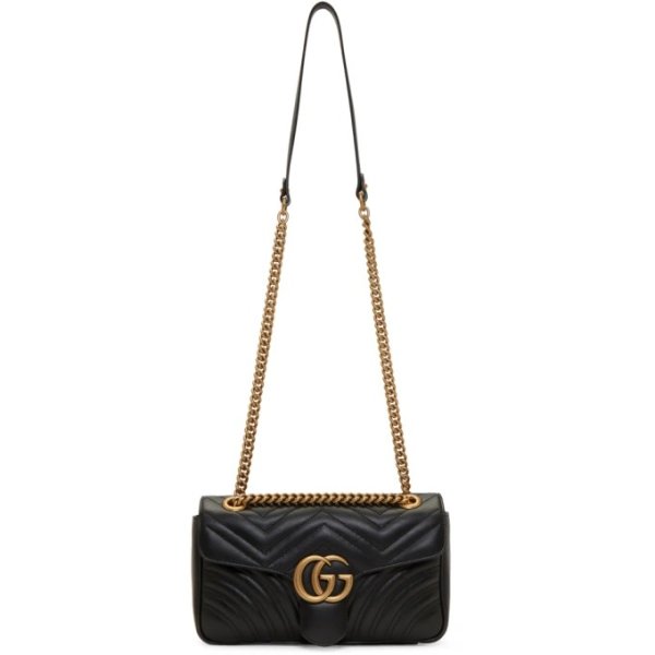 - Black Small GG Marmont 2.0 Bag