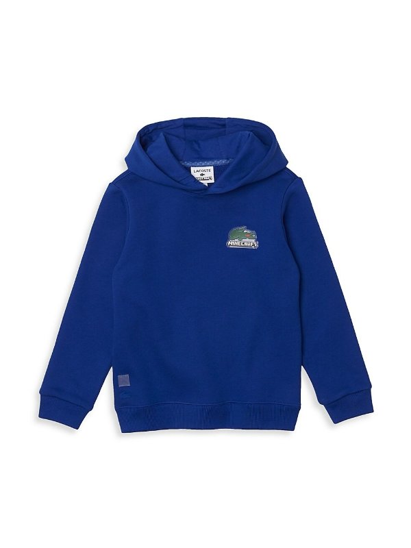 Little Boy's & Boy's Lacoste x Minecraft Hooded Sweatshirt