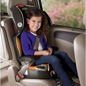 Graco Affix Highback Booster Car Seat with Latch System, Tangerine